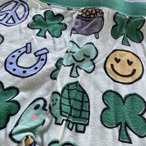 Little Sleepies 2T Bamboo Pajama Bottoms Leggings Patrick's Lucky Green